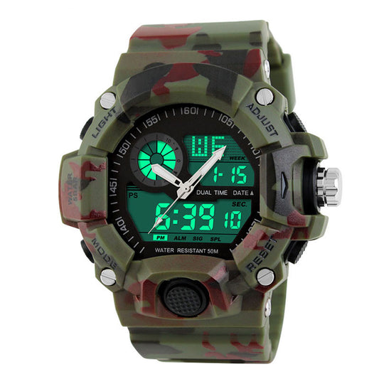 Men's G Style Digital Camo Watch. - Sixty Six Depot