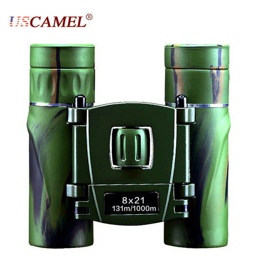 USCAMEL 8x21 Compact Zoom Folding Binoculars Long Range - Sixty Six Depot